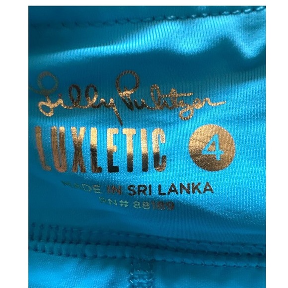 Lilly Pulitzer Darlene Skirt Skort Luxletic Blue Size 4 Athleisure - Picture 4 of 7